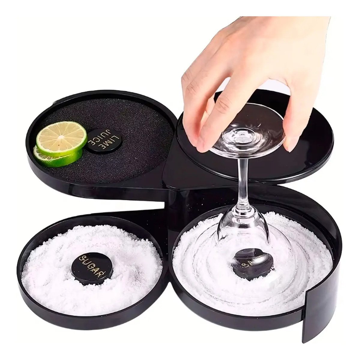 Bordeador De Copas Vasos Para Cocteles Escarchador Portatil