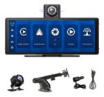 Espejo Retrovisor De 10 Pulgadas Con Cámara Pantalla Táctil