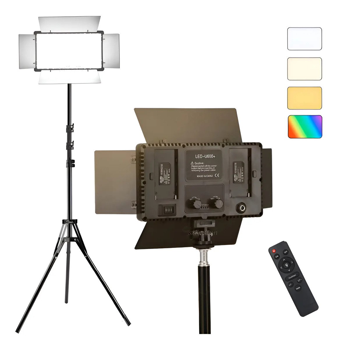 Panel Luz Led Iluminación 800 Rgb Profesional Trípode 180cm