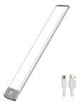 Lámpara Led Con Sensor Movimiento Magnética Recargable 46 Cm