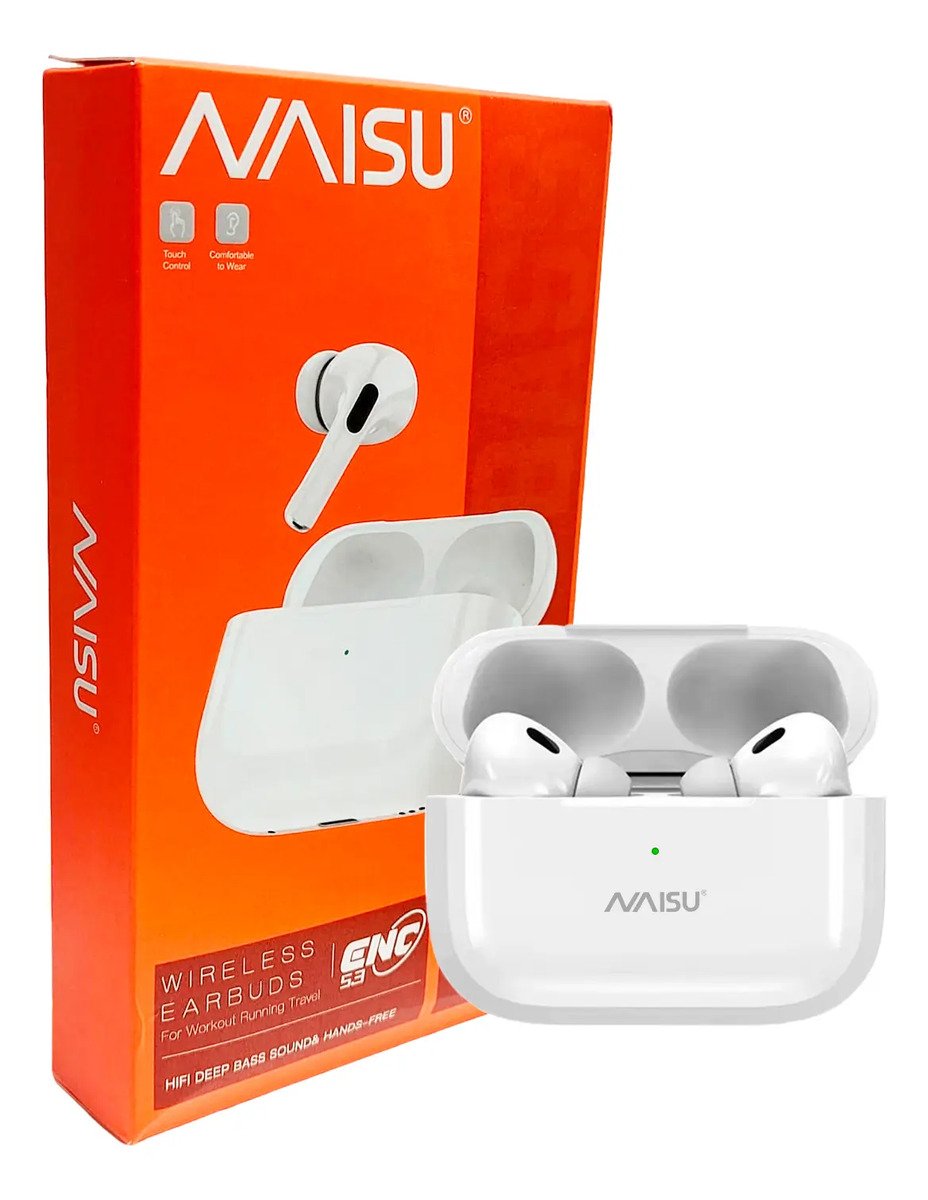 Audífonos Con Bluetooth Inalámbricos Estuche De Carga Naisu