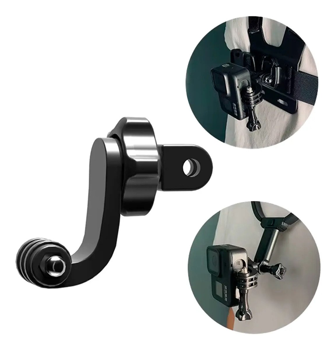 Montaje Adaptador Vertical Compatible Con Cámaras Deportivas