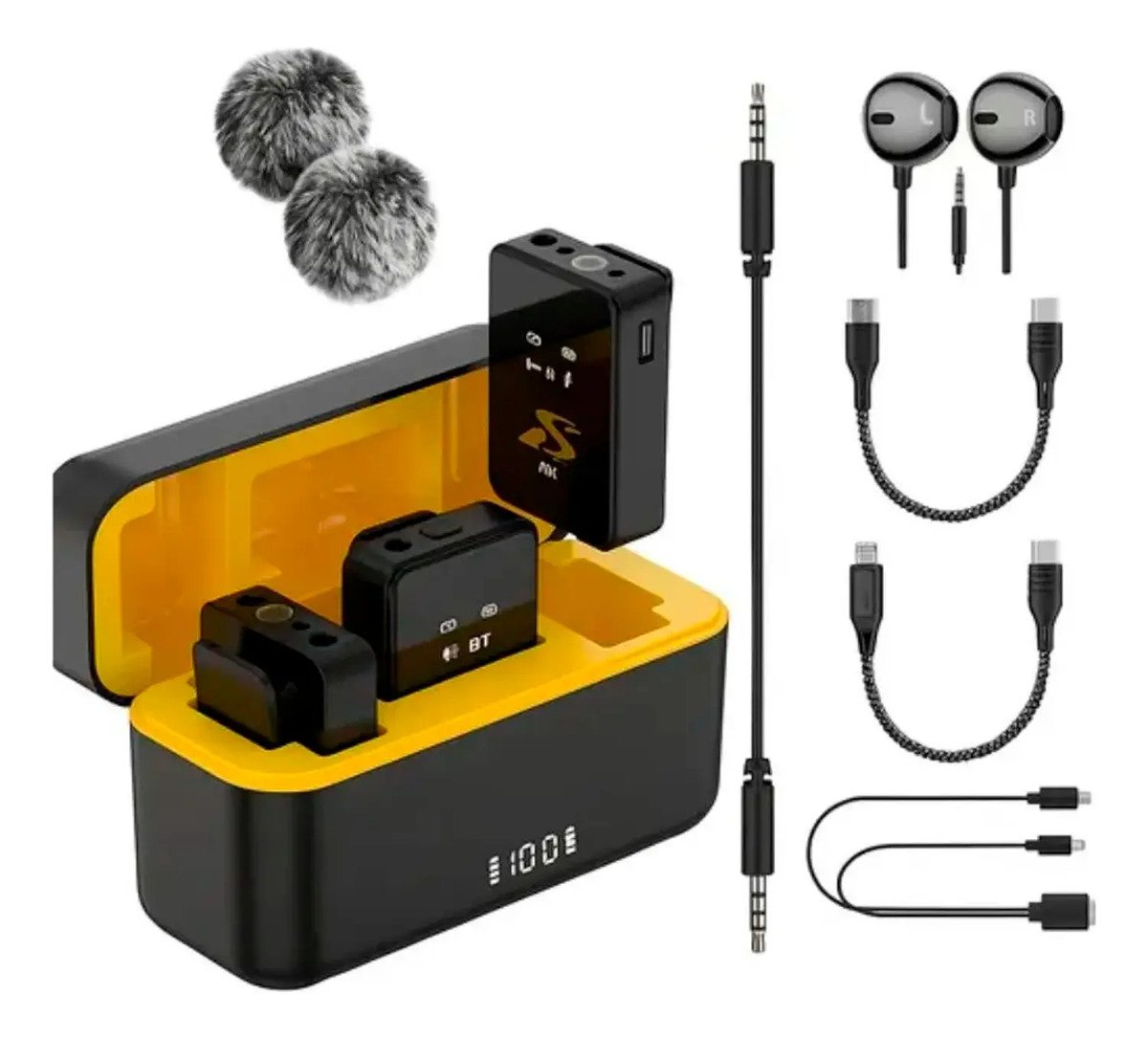 Micrófono De Solapa Inalámbrico Para Iphone O Android - Sx12