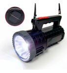 Linterna De Mano Con Luz Led Portátil Y Potente Panel Solar