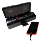 Linterna Táctica Recargable De Luz Blanca Con Zoom + Estuche