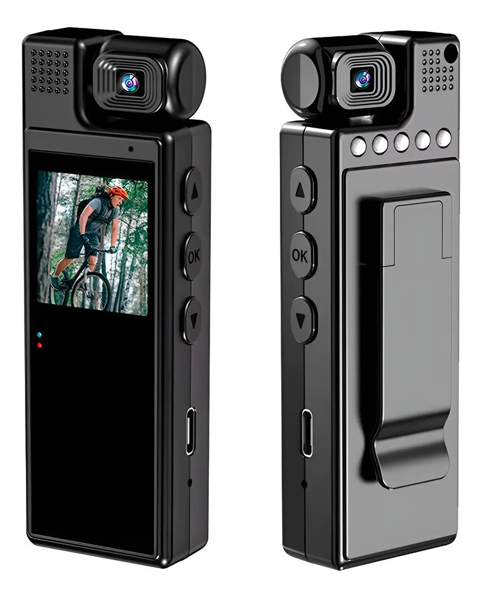 Cámara Deportiva Body Cam L9 Full Hd Con Lente Rotativo 180°