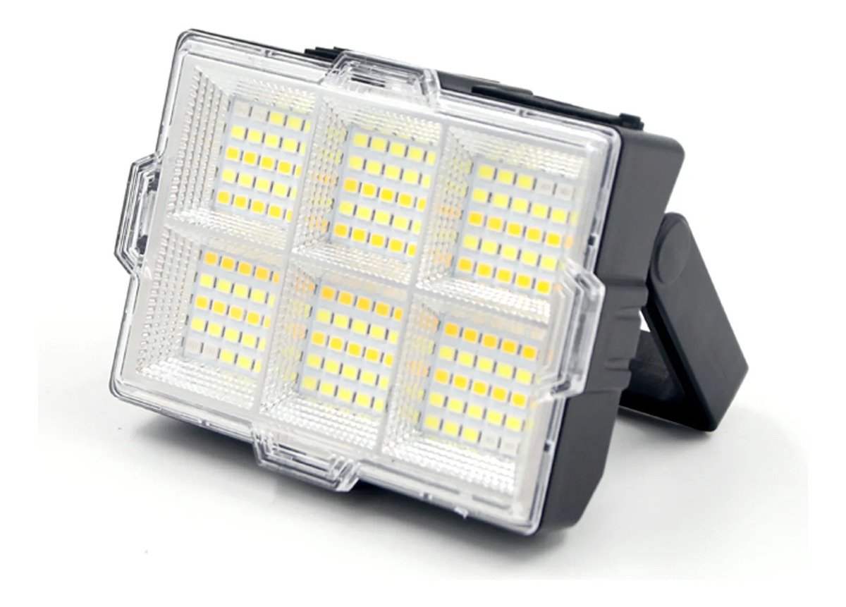 Mini Lámpara Con Panel Solar Recargable Y 4 Modos De Luz Led