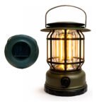 Farol Lámpara Panel Solar Y Luz Mixta Para Jardín Exteriores