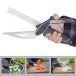 Tijeras 2 En 1 Cuchillo Para Cortar Verduras Rapidamente
