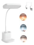 Lampara Led Luz Cálida Y Fría Recargable Flexible Portátil