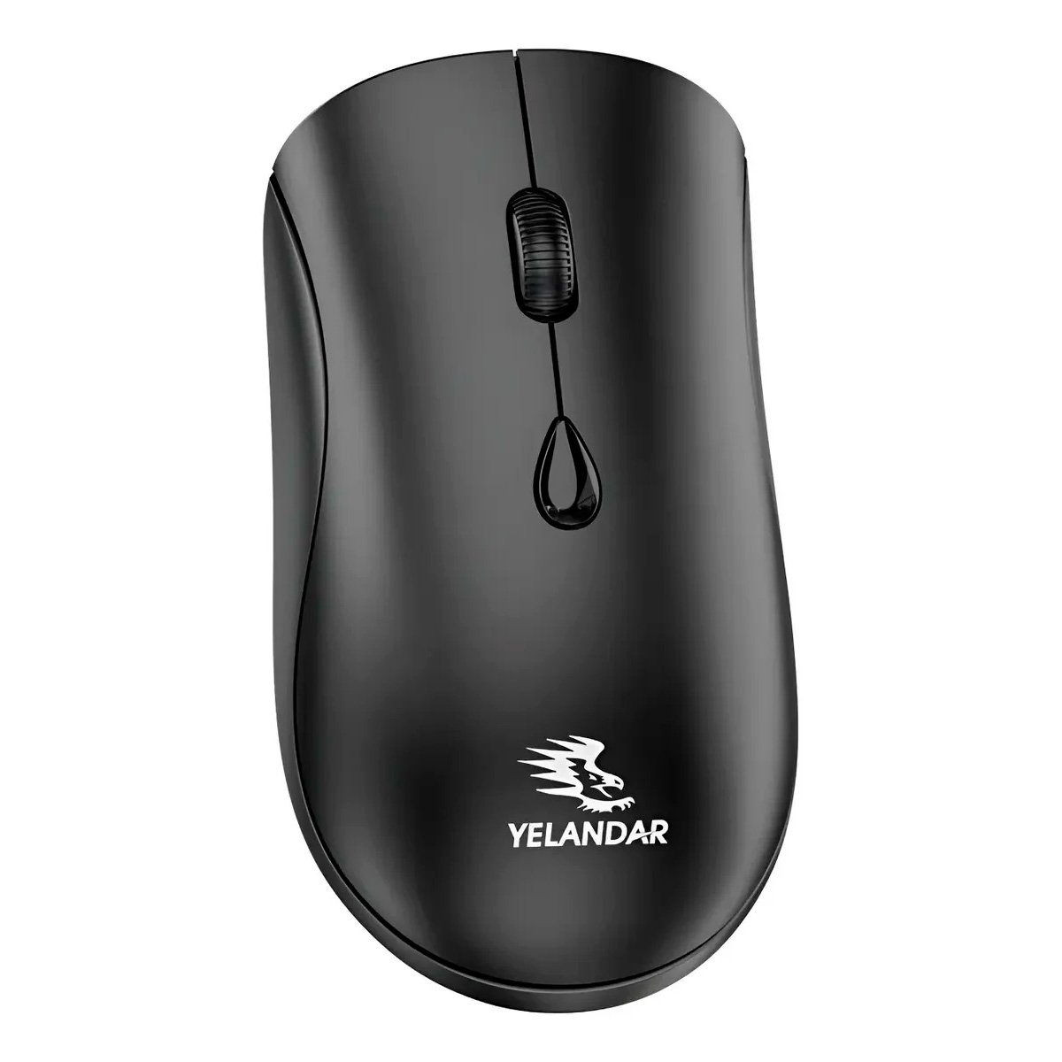 Mouse Óptico Inalámbrico Ergonómico Con Receptor Usb 1200dpi