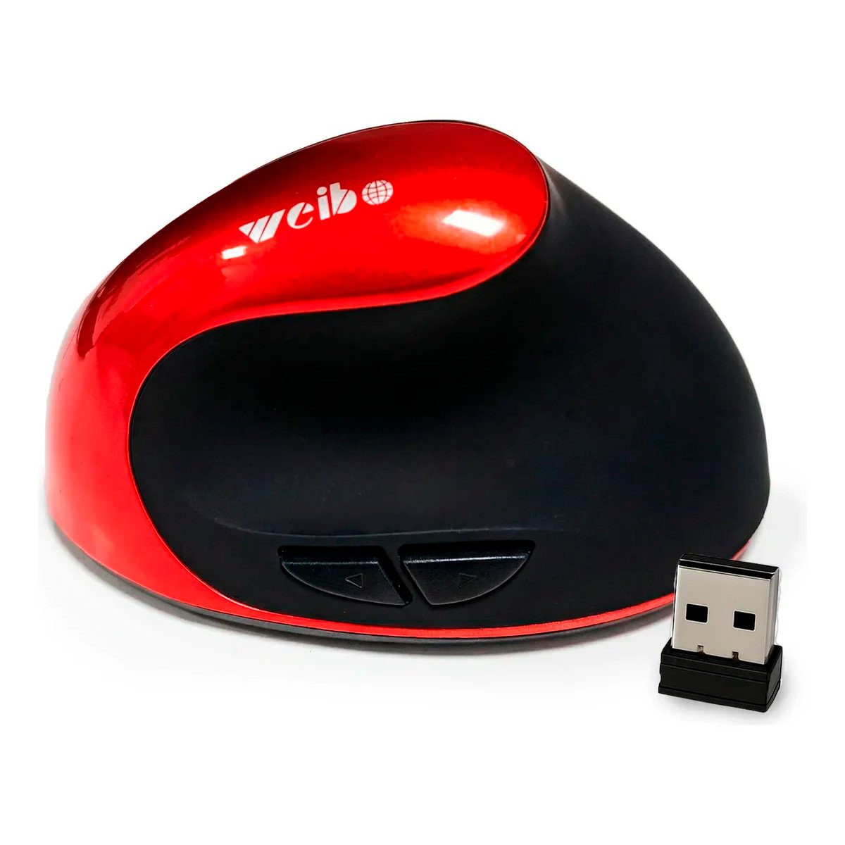 Mouse Vertical Inalámbrico Ergonómico 1600 Dpi Receptor Usb