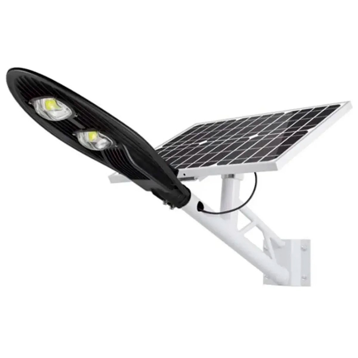 Lámpara Led Para Exterior De 80W Panel Solar Sensor De Luz