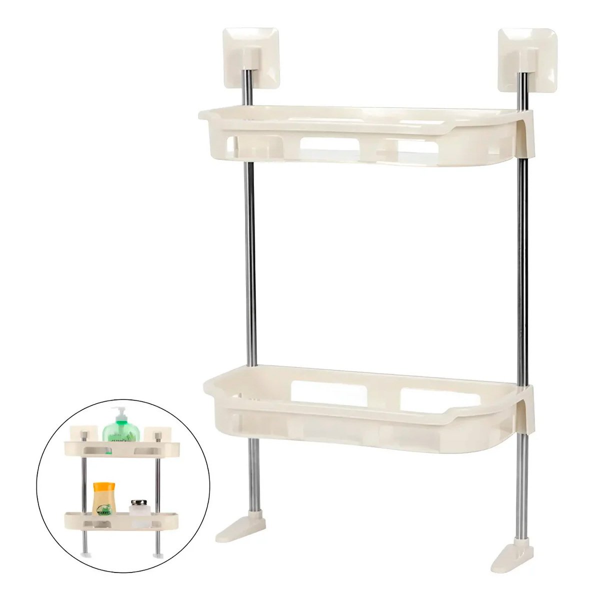 Organizador Estante Para Baño Repisa Inodoro Multifuncional