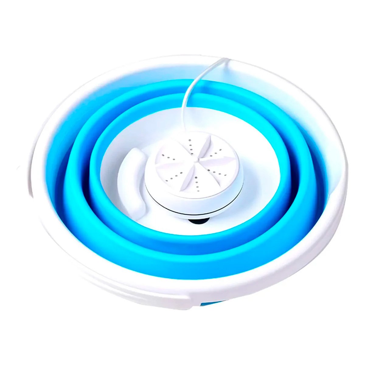 Mini Lavadora Plegable Portátil De 5 Litros Con Motor Usb 5v