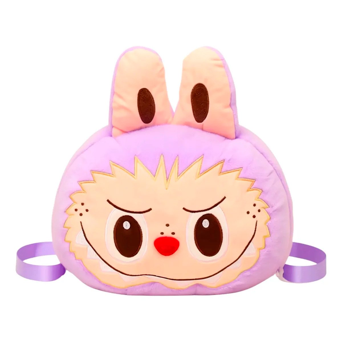 Morral Infantil Escolar Maleta Bolso Con Estilo Cara Labubu