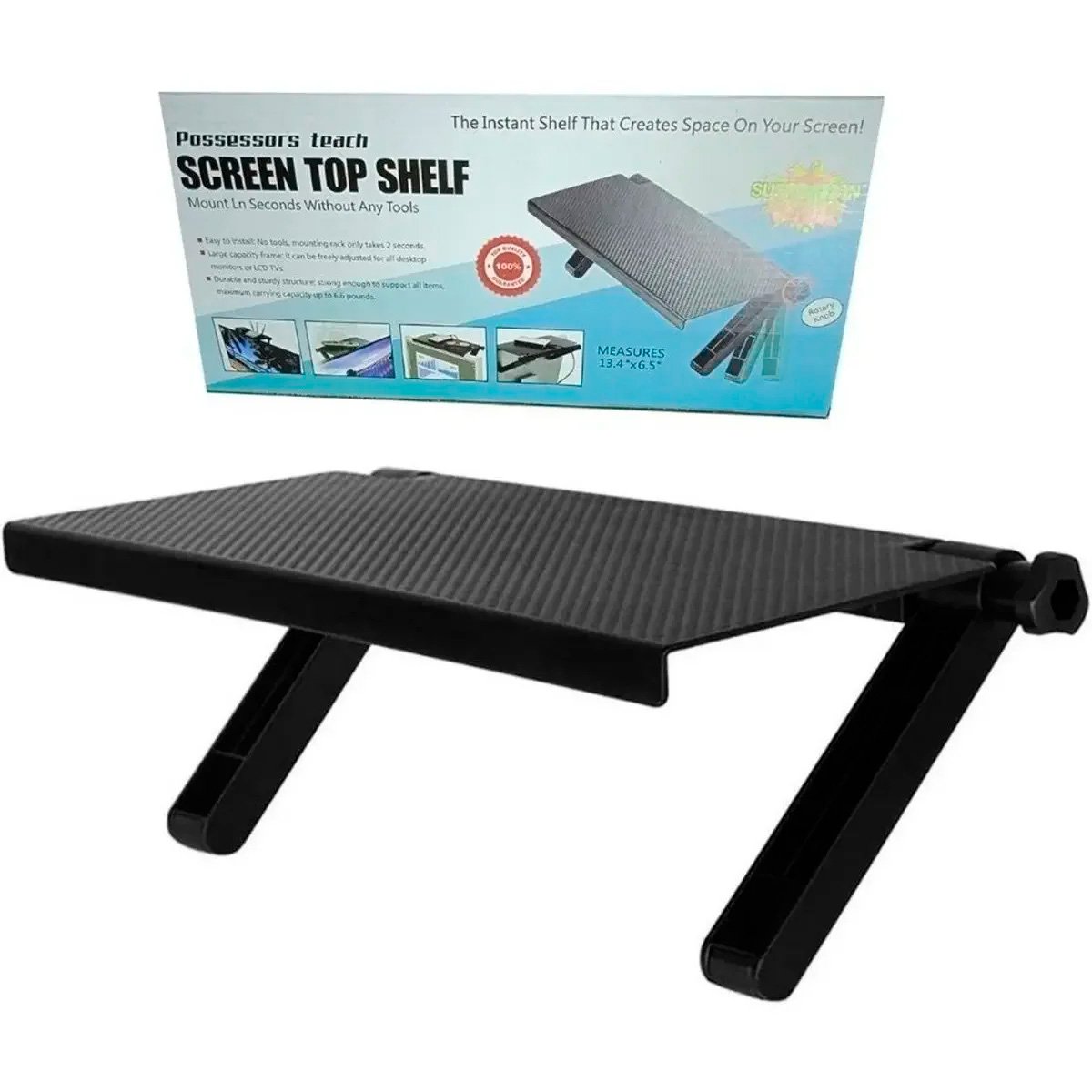 Repisa Base Soporte Estante Ajustable Pantalla Tv Monitor