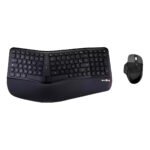 Combo Teclado Y Mouse Ergonomicos Inalambrico Weibo Wb-218 - Artículos Altagama 1 q