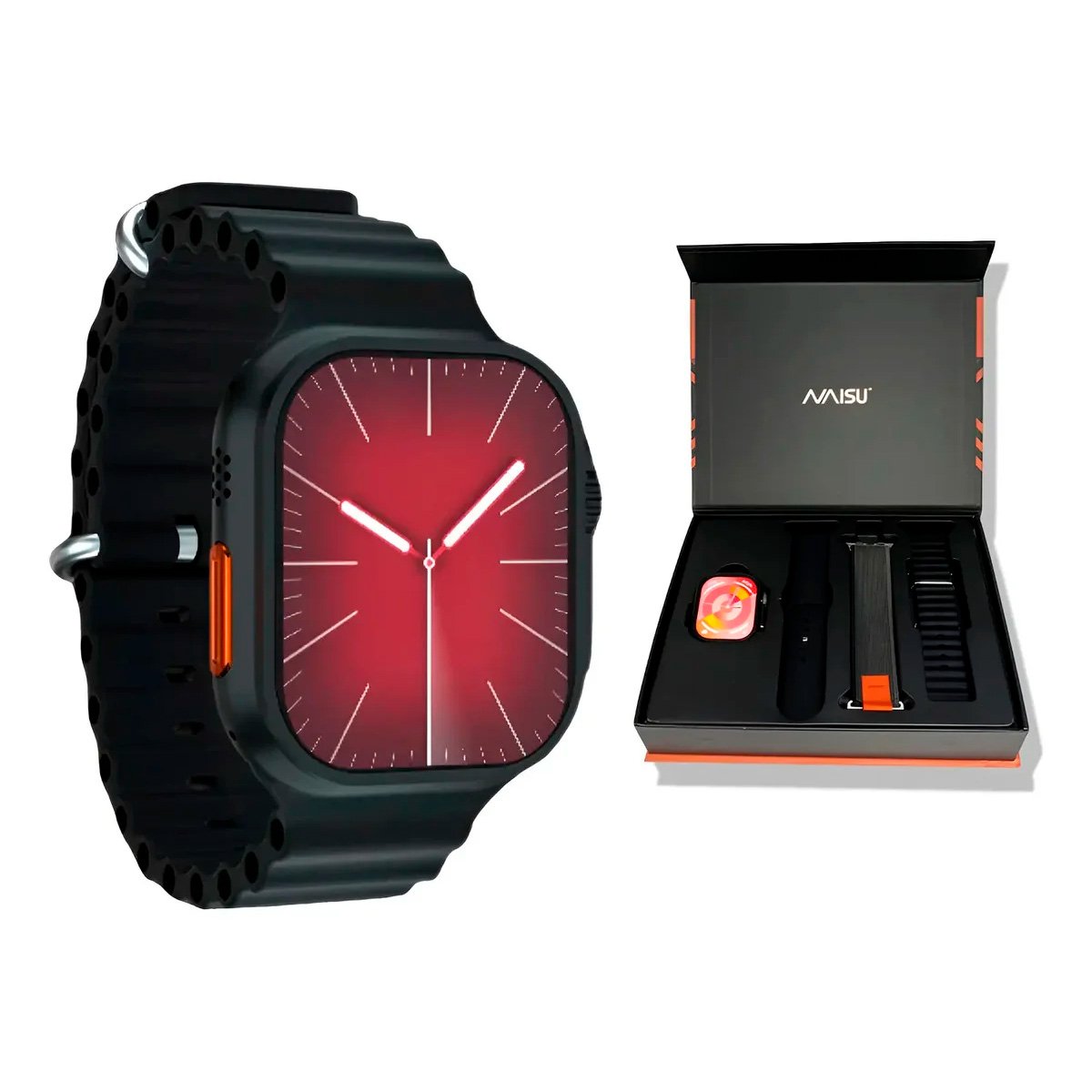 Reloj Smart Watch Bluetooth Llamadas + 3 Pulsos Ns-9 Ultra 2