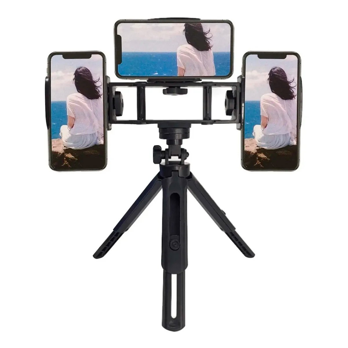 Mini Trípode Holder Soporte Base 3 En 1 Celulares Multiuso