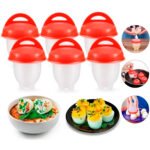 Silicona Para Huevo Egg Boil Cocina Huevos Sin Cascara