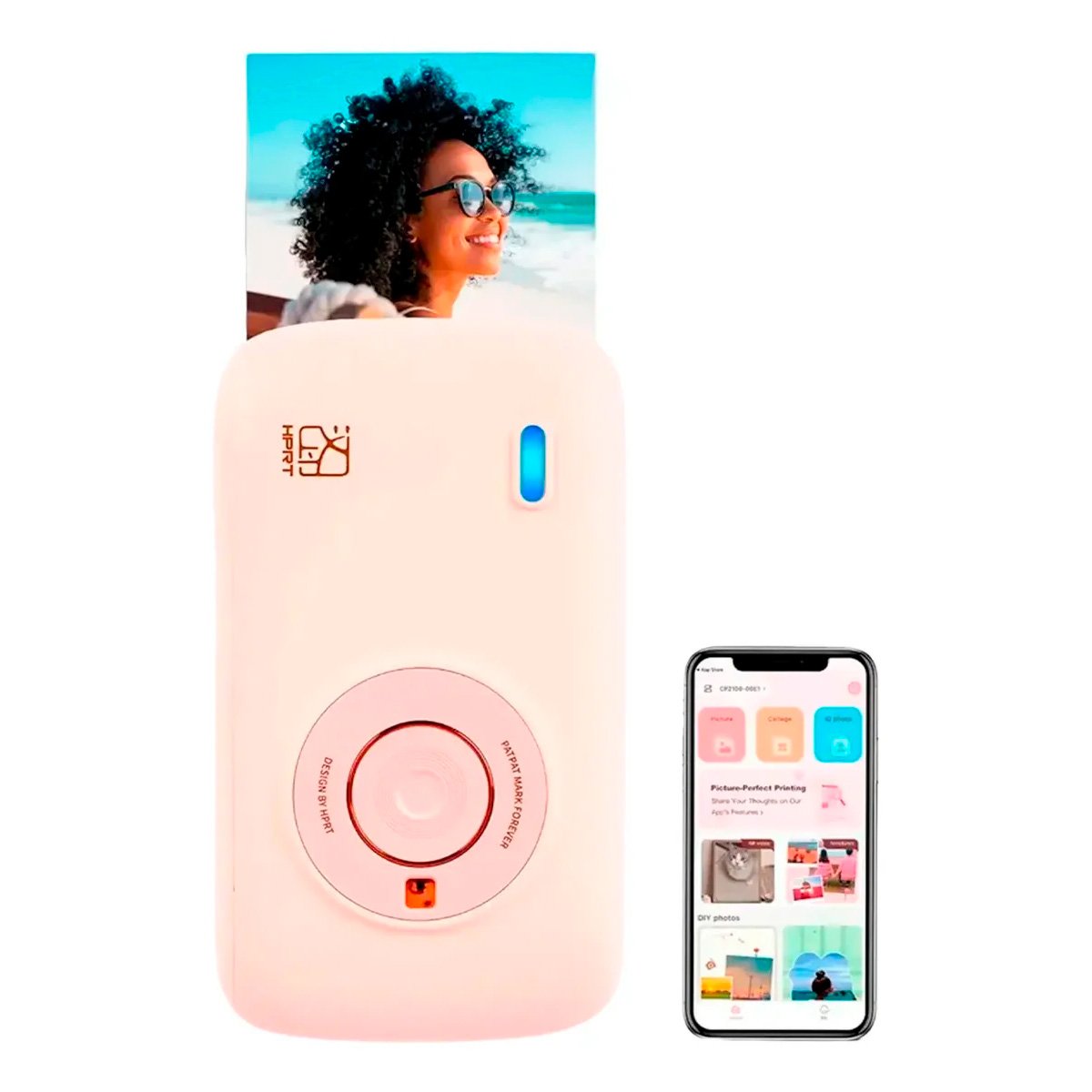 Mini Impresora Térmica Portátil Bluetooth Fotografía A Color