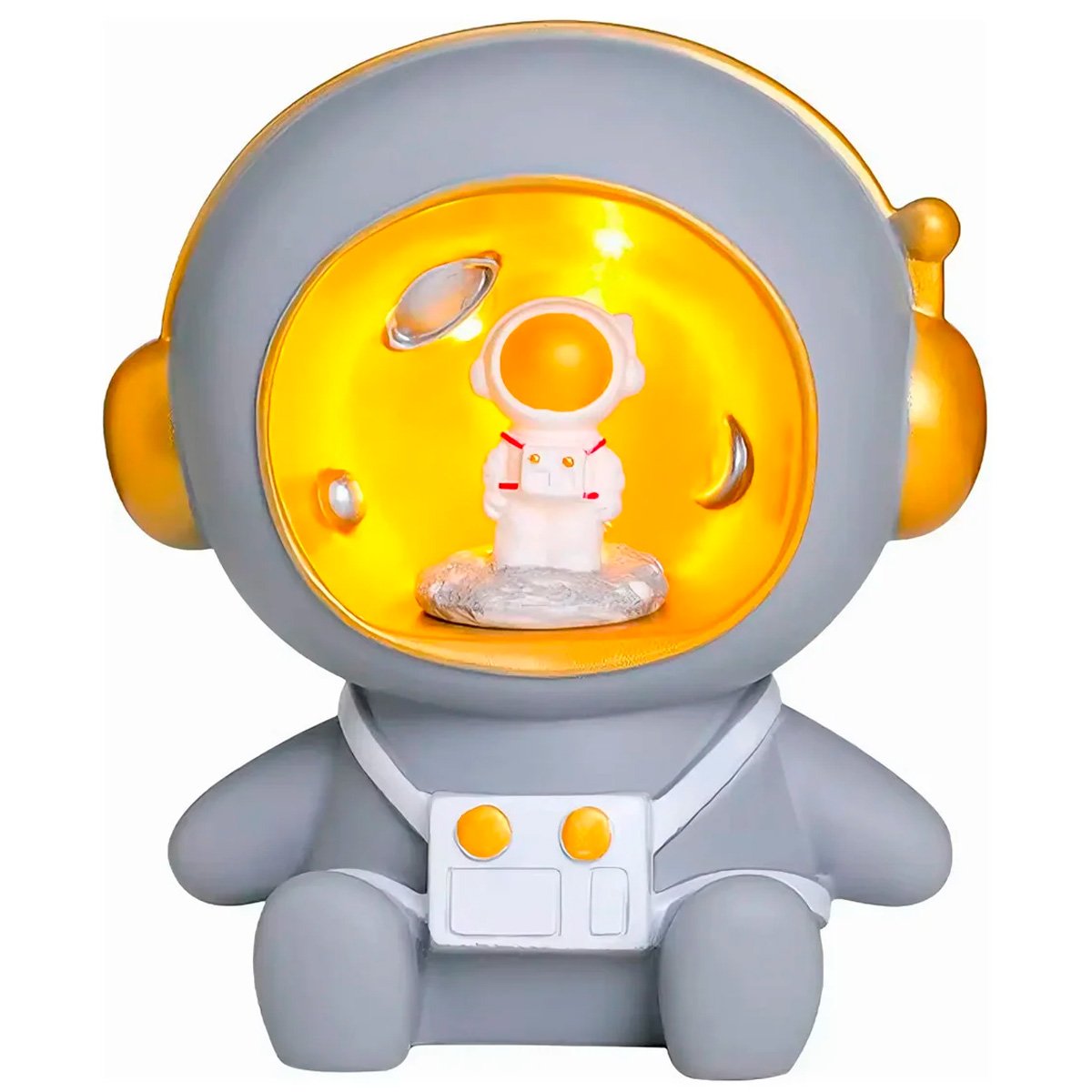 Lámpara  Luz Led Decorativa De Astronauta Con Alcancía