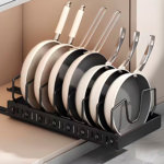 Organizador Deslizante De Ollas Sartenes Y Tapas Para Cocina