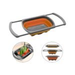 Colador Escurridor Plegable Expandible Verduras Frutas (2)