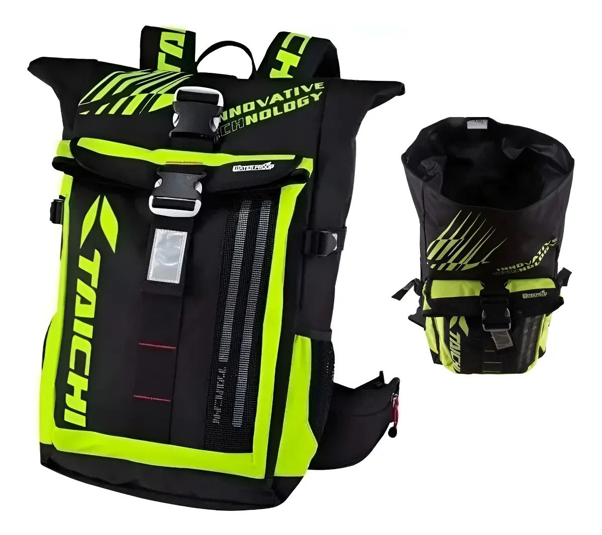 Morral Maleta Para Motociclista Impermeable Reflectiva Luz