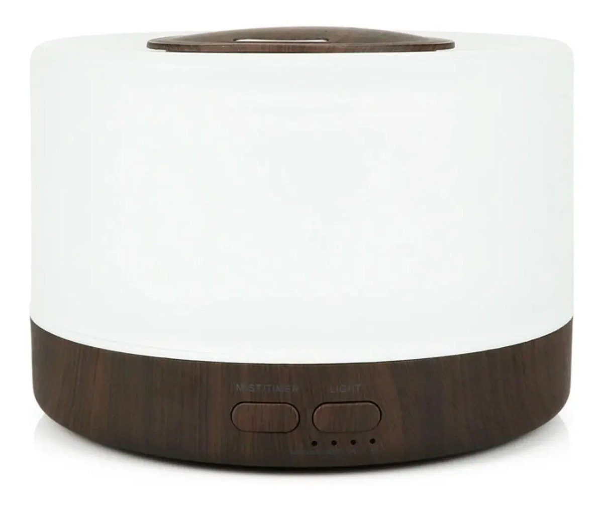 Difusor De Aromas Humidificador Aromaterapia Luz Led 500ml