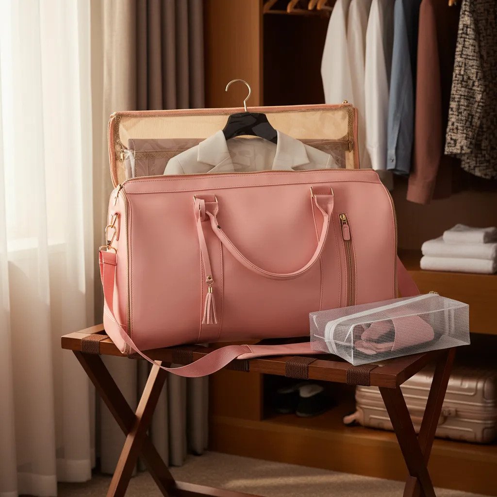 Bolso Maleta De Viaje Expandible Para Ropa Colgar En Armario