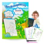 Tablero Pizarra Mágica Lcd De Dibujo Con Tarjetas Educativas