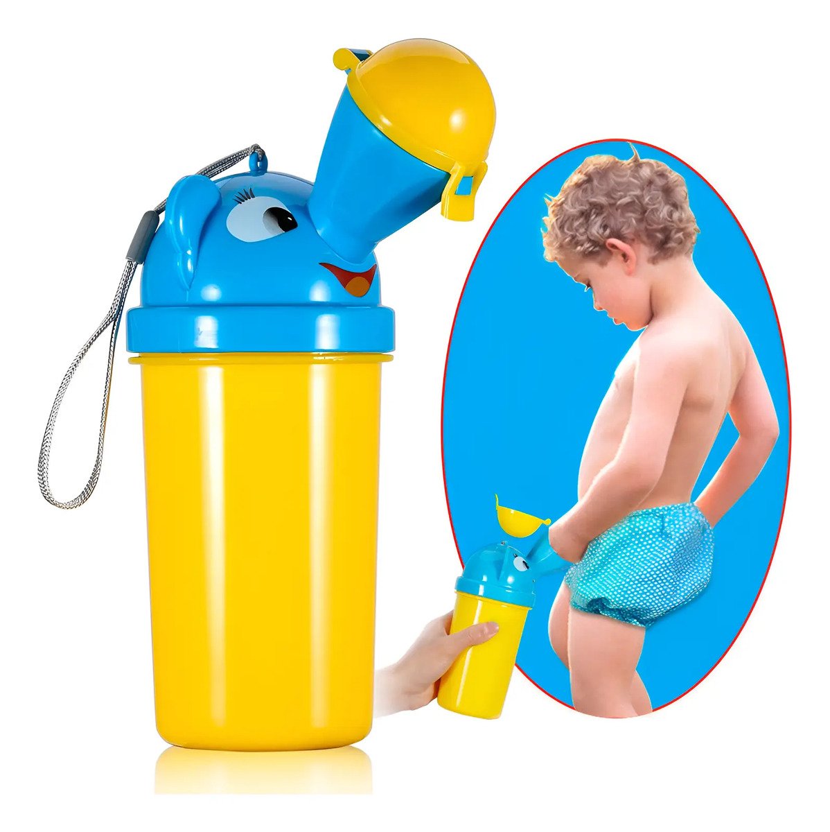 Orinal Infantil Niños Viajero Y Portátil Anti Fugaz Inodoro