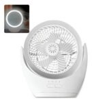 Ventilador De Escritorio O Colgar Con Luz Led Y Aromaterapia