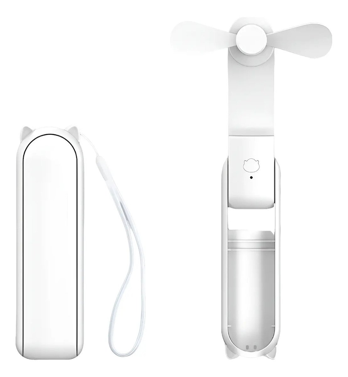 Mini Ventilador Portátil Recargable 3 Velocidades Power Bank