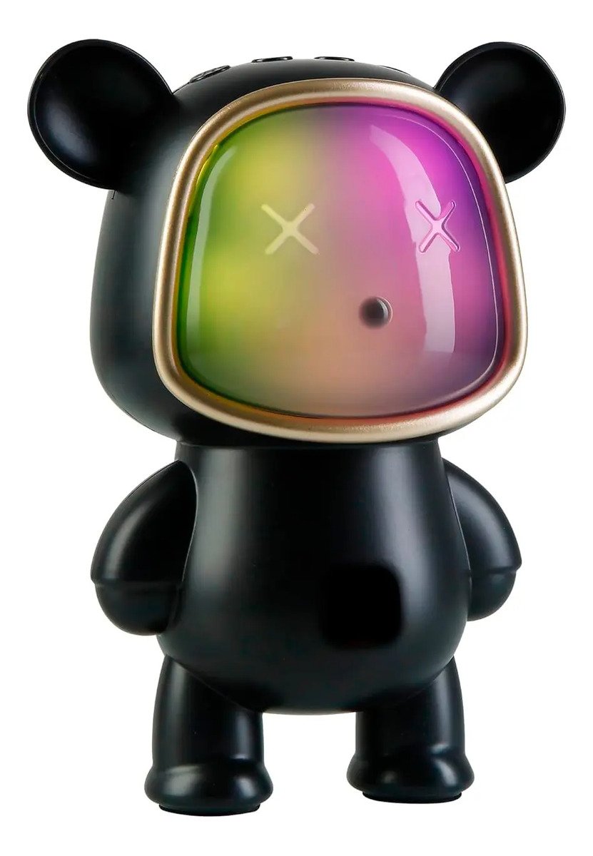 Parlante Portátil Oso Bluetooth Luces Rgb Entrada Usb Y Fm