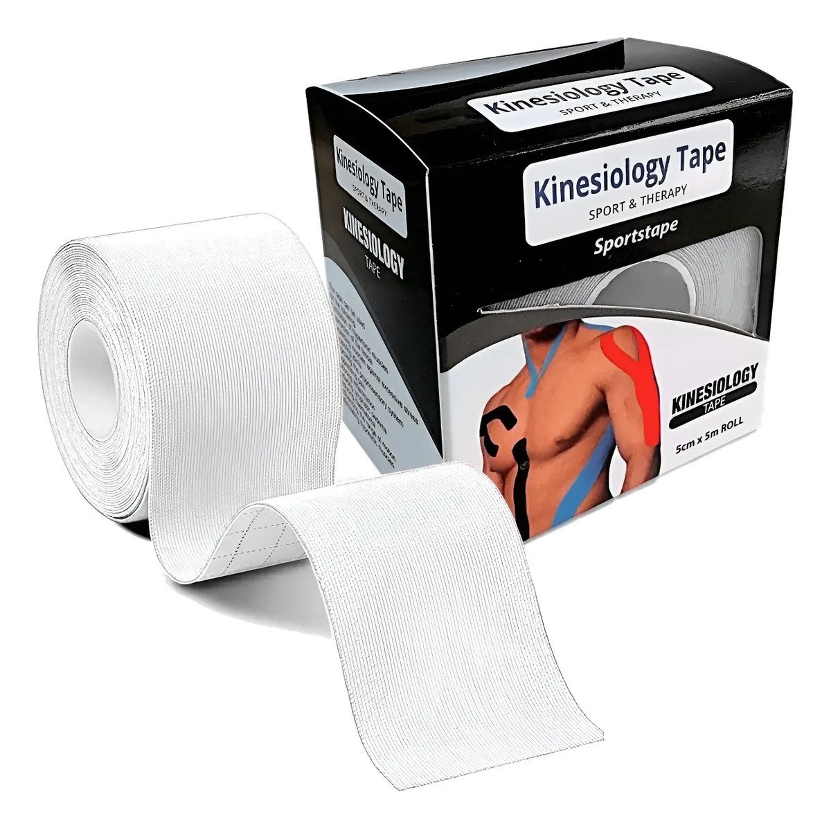 Cinta Kinesiologica Terapeutica Deportiva 5m Largo 5cm Ancho