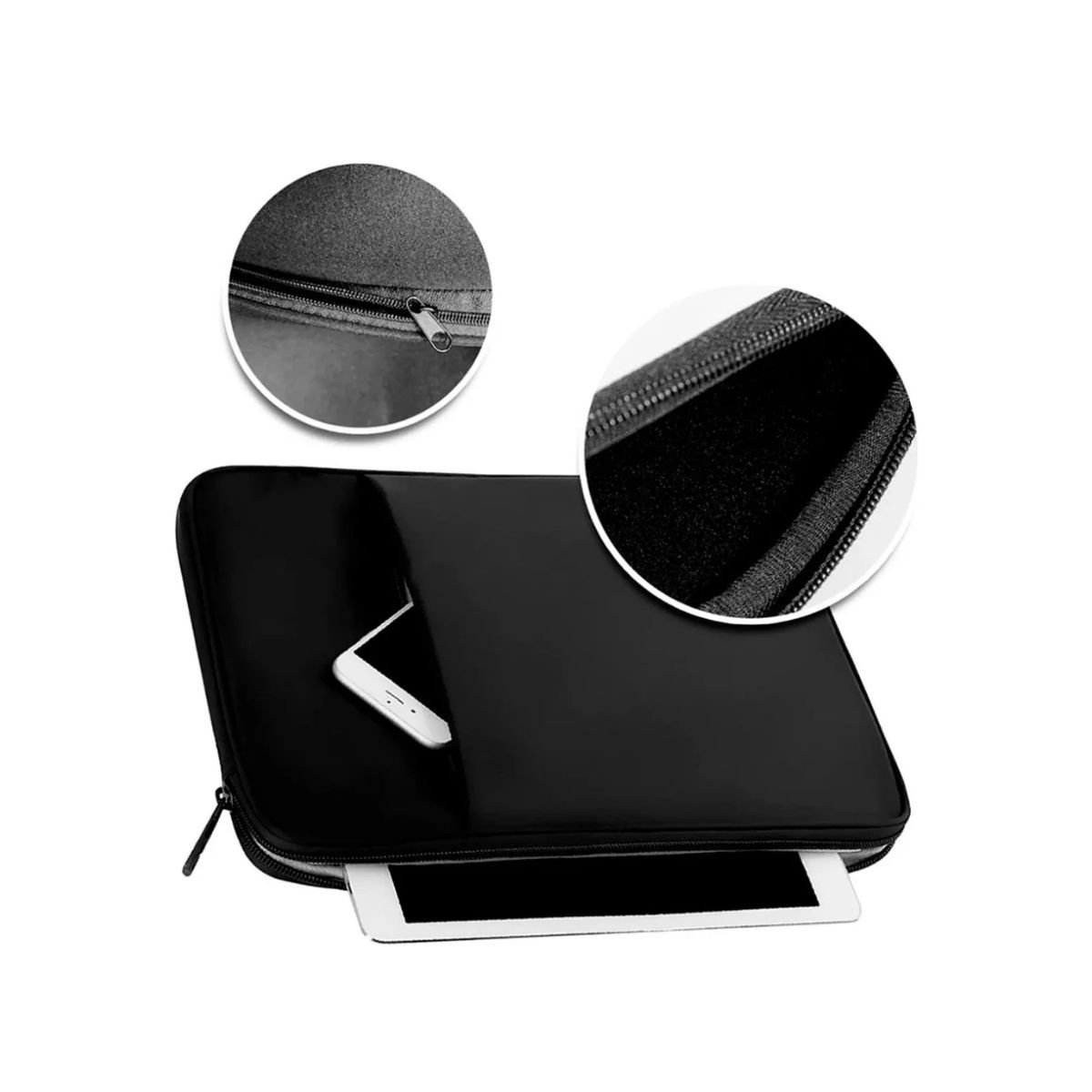 Funda Para Portatil + Estuche Para Disco Duro Con Cremallera
