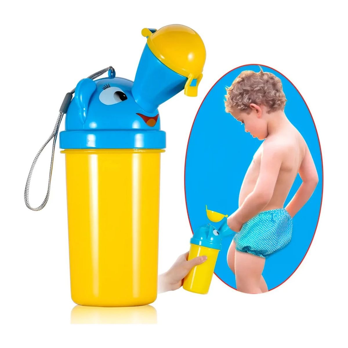 Orinal Infantil Niños Viajero Y Portátil Anti Fugaz Inodoro