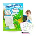 Tablero Pizarra Mágica Lcd De Dibujo Con Tarjetas Educativas (1)