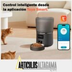 Comedero Automático Inteligente De 4l Para Gatos Perros App (11)