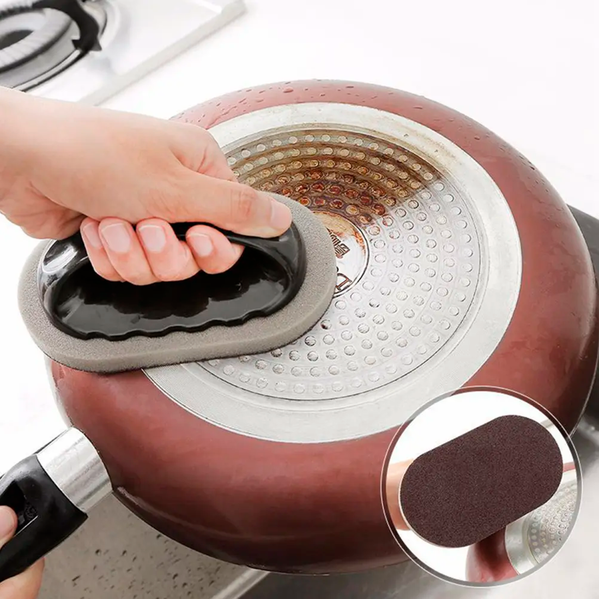 Esponja Mágica De Limpieza Para Ollas O Sartenes En Cocina