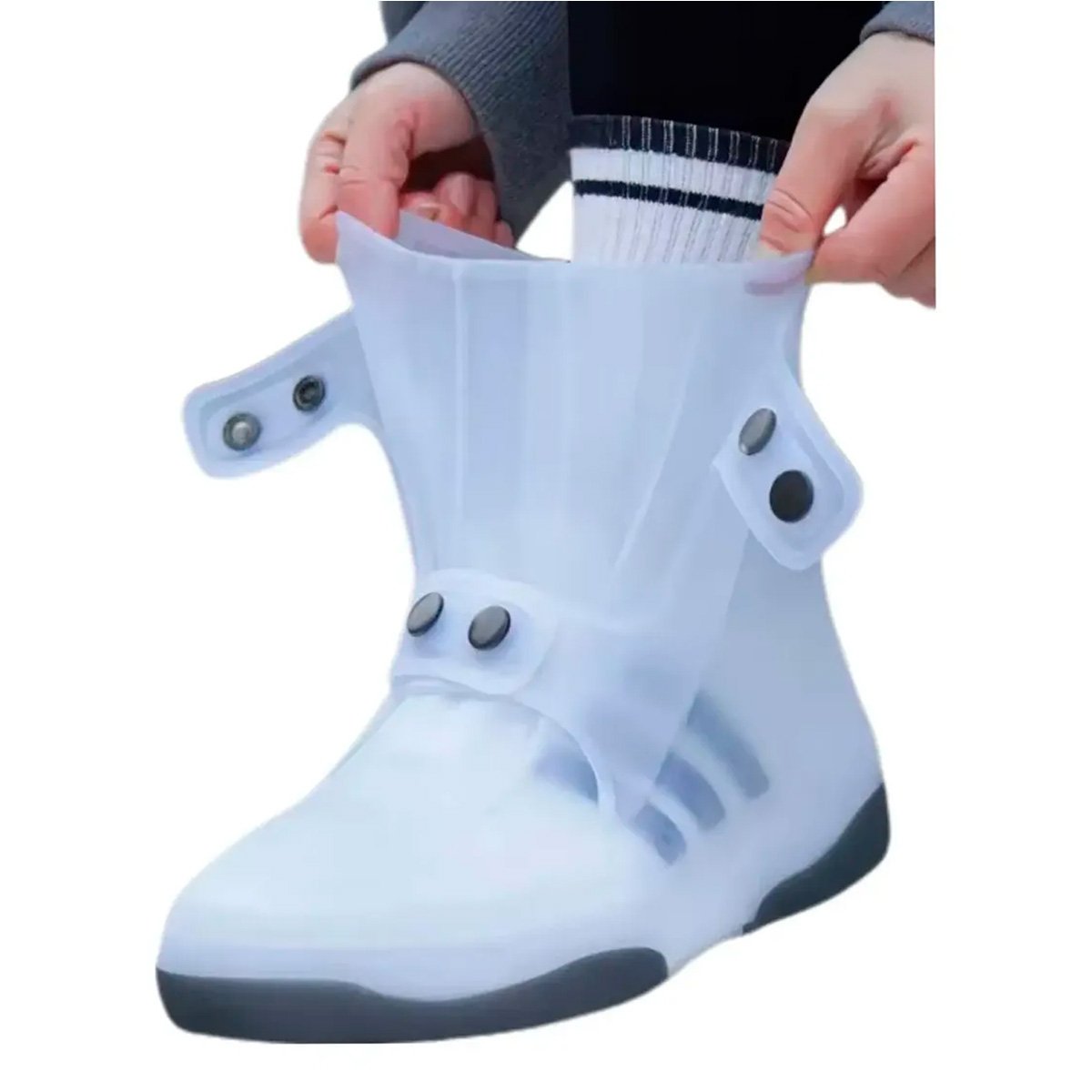 Protectores De Silicona Cubre Zapatos Lluvia Polvo Tipo Bota
