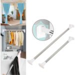 Tubo Barra Extensible Ropa O Cortinas 130-240cm Sin Perforar