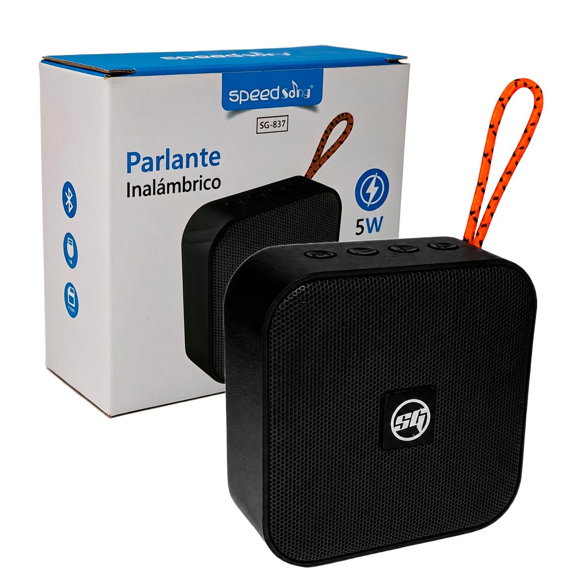 Mini Parlante Portátil Con Bluetooth Inalámbrico 5w Radio Fm