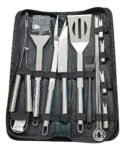 Set Parrillero Estuche Kit Bbq Para Asados Con 15 Utensilios