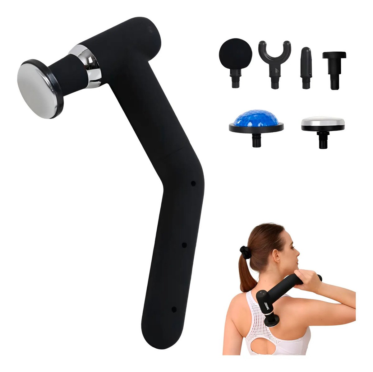 Martillo Masajeador Extensible Con Calor Y Frío Terapéutico