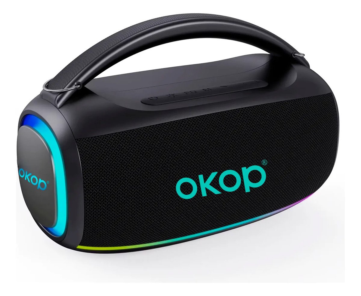 Parlante Bluetooth Portátil Inalámbrico Luces Rgb Multicolor