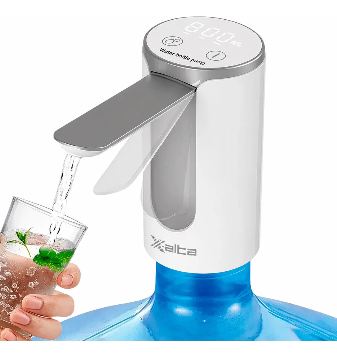 Dispensador De Agua Automático Con Display Para Botellón